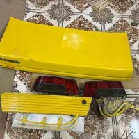 صندوق عقب روآ و چراغ خطر و چراغ جلو پراید
