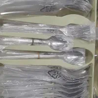 سرویس قاشق وچنگال وچاقووساتور عمده وتکی