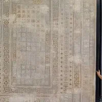 فرش کاشان 9متری جفت 1200شانه نو آکبند نخ اکرولیک