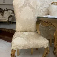 میز و صندلی شش نفره استیل تمام چوب فروش فوری|میز و صندلی غذاخوری|جویبار, |دیوار