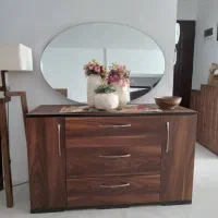 میزکنسول تمام MDFنو با آینه بزرگ فروش بعلت جابجایی