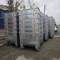 سطل زباله گالوانیزه ۶۶۰ لیتری