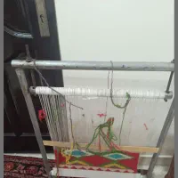 دار گلیم بافی با نخ