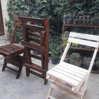 صندلی تاشو میز تاشو روستیک