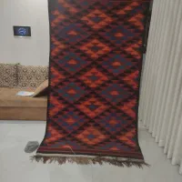 گلیم دورویه با رنگ بندی بسیار زیبا وسالم