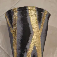کوزه سفالی پتینه سایز قطر ۱۶/۵ × ۱۸ سانتی متر|صنایع دستی و سایر لوازم تزئینی|اصفهان, چرخاب|دیوار