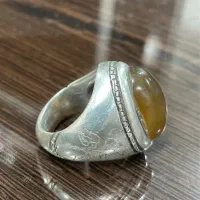 انگشتر عقیق جزع|بدلیجات|بندر دیر, |دیوار