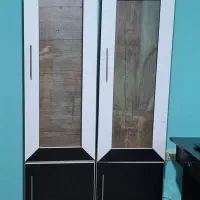 2 عدد کمد ویترین با هم