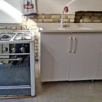 کابینت ظرفشویی mdf جنس پاک چوب با سینک سنگ مصنوعی|مصالح و تجهیزات ساختمان|اشنویه, |دیوار