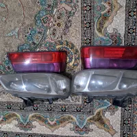 چراغ جلو پارس وچراغ خطر پارس در حد نو بدون شگستگی