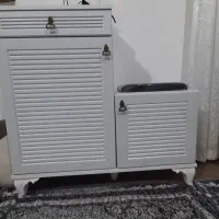 جا کفشی سفید رنگ نو نو .