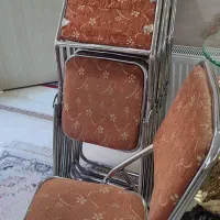 ۷ عدد صندلی تاشو زیبا ، محکم و سالم
