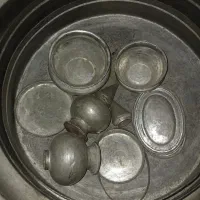 ظرف مسی قدیمی|کلکسیون اشیاء عتیقه|یزد, |دیوار