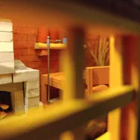 ماکت کلبه|مجسمه، تندیس، ماکت|رودسر, |دیوار