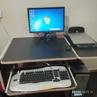 فروش کامپیوتر با میز و صندلی کیبورد موس|رایانه رومیزی|گلستان (تهران), |دیوار