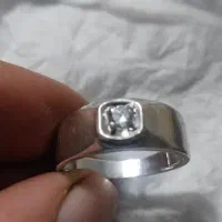 انگشتر نقره جواهری