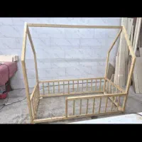 تخت کلبه مونتسوری کمد دراور سلف رگال