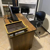 ست کامل میز صندلی کیس کامپیوتر مانیتور|رایانه رومیزی|سمنان, |دیوار