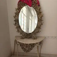آینه کنسول ابکاری نقره