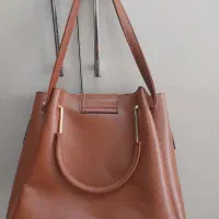 کیف چرم مجلسی زنانه بسیار شیک و جا دار|کیف، کفش، کمربند|رباط‌کریم, رباط‌کریم|دیوار