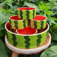 کاسه ۷تیکه سرامیکی هندونه