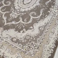 دو تخته فرش12متری کرم گردویی