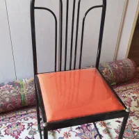 دو عدد صندلی فلزی