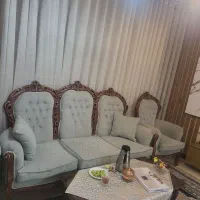 مبل سلطنتی کارکرده در حد نو با چوب راش اصل