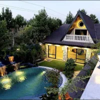 «رهن اجاره ویلای لاکچری درعظیمیه کرج کنار رودخانه»