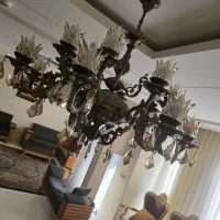 دو لوستر ۸ شاخه ۱۶ شعله نو