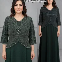 لباس مجلسی سایزبزرگ مدل روناک