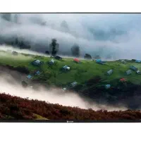 تلویزیون اسمارت 4k با کل سرویس چوب اتاق و پذیرایی