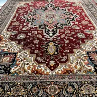 فرش ورساچه مدوسا ریزماهی طلاکوب وینیج و...