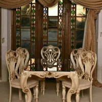 میز و صندلی ناهار خوری پلیمری چهار نفره