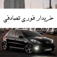 پژو 207i اتوماتیک مشکیTU5/ معاوضه خودروتصادفی