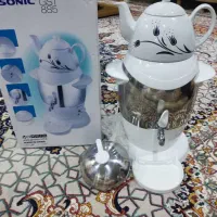 سماور برقی نو فقط واسه عکس باز کردم قیمت۸ ملیون