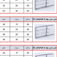 آبچکان استیل دیواری و سوپری کابینت مقاوم|آب‌چکان و نظم‌دهنده ظروف|چهاردانگه (تهران), |دیوار