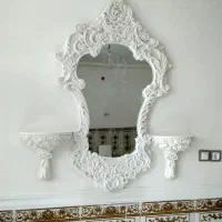 فروش گل های پیش ساخته گچی و آینه وقاب|گل مصنوعی|سراوان, |دیوار