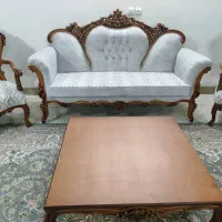 دوسرویس مبل ۹نفره(بدلیل تغییرشغل زیرقیمت|مبلمان خانگی و میز عسلی|اصفهان, شفق|دیوار