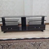 میز تلویزیون شیشه ای