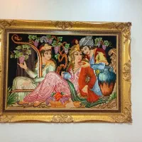 تابلو فرش دستبافت تبریز|تابلو فرش|آفتاب, |دیوار