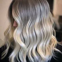 مدل رنگ و لایت مو