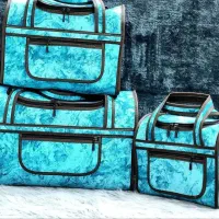 کیف سه تیکه مسافرتی نوزادی و لوازم آرایشی|کیف، کفش، کمربند|میناب, |دیوار