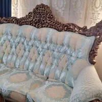 مبل و میز ناهاری خوری سلطنتی با مبل راحتی|مبلمان خانگی و میز عسلی|بابل, |دیوار