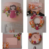 ست نمدی شیک اتاق کودک