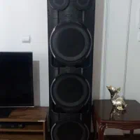 دو عدد باند میکروب اسپیکر ایستاده ۴۲۰ وات مشکی