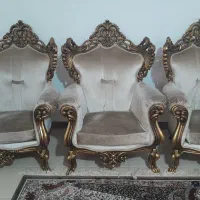 مبل سلطنتی|مبلمان خانگی و میز عسلی|رشت, ساغری سازان|دیوار