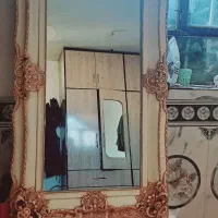 آیینه دست ساز و کنسول درحد نو|بوفه، ویترین، کنسول|کلاشی, |دیوار