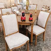 هفت سرویس ناهارخوری 8 نفره تمام چوب راش