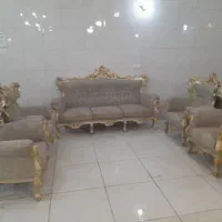 مبل استیل ۷نفره ۲ماهه رویه کوبی شده